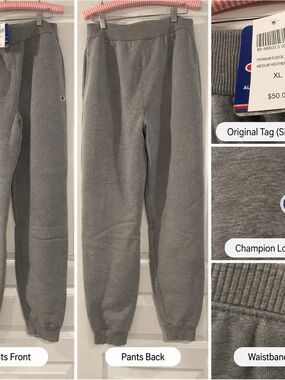 Champion Kids Heather Gray Fleece Joggers